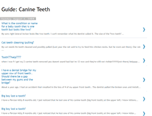 Tablet Screenshot of 2canine-teeth.blogspot.com