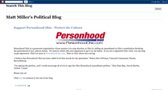 Desktop Screenshot of mattmillerspoliticalblog.blogspot.com