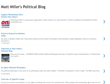 Tablet Screenshot of mattmillerspoliticalblog.blogspot.com