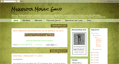 Desktop Screenshot of mnmosaicguild.blogspot.com