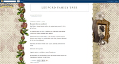 Desktop Screenshot of ledfordfamilytree.blogspot.com