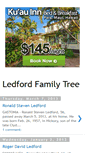 Mobile Screenshot of ledfordfamilytree.blogspot.com