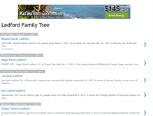 Tablet Screenshot of ledfordfamilytree.blogspot.com