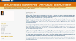 Desktop Screenshot of culturecomunicanti.blogspot.com