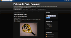 Desktop Screenshot of paletasdepadel.blogspot.com