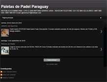 Tablet Screenshot of paletasdepadel.blogspot.com