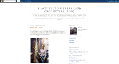 Desktop Screenshot of blackbeltknitters.blogspot.com