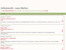 Tablet Screenshot of fachliteratur-arbeitsrecht.blogspot.com