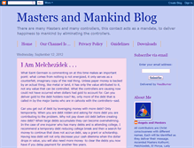 Tablet Screenshot of mastersandmankind.blogspot.com