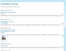 Tablet Screenshot of amotherssmile.blogspot.com