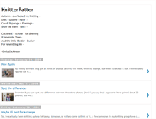 Tablet Screenshot of knitterpatter.blogspot.com