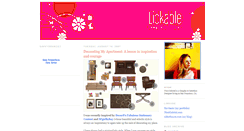 Desktop Screenshot of lickabledesignblog.blogspot.com