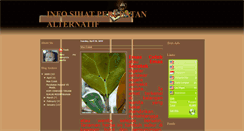 Desktop Screenshot of infosihatperubatanalternatif.blogspot.com