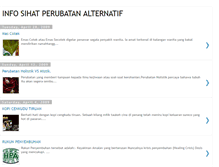 Tablet Screenshot of infosihatperubatanalternatif.blogspot.com