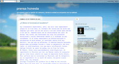 Desktop Screenshot of prensahonesta.blogspot.com