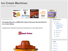 Tablet Screenshot of iicecreammachinessells.blogspot.com