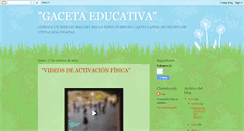 Desktop Screenshot of eze-gacetaeducativa.blogspot.com