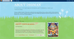 Desktop Screenshot of aboutdhiman.blogspot.com