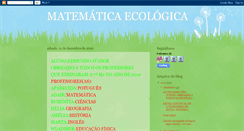 Desktop Screenshot of matematicaecologicalrogerio.blogspot.com