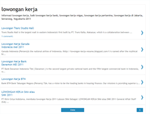 Tablet Screenshot of lowongan-kerja-resume.blogspot.com