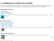 Tablet Screenshot of giorgiodecesario.blogspot.com