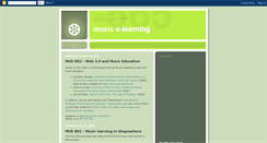 Desktop Screenshot of mus-e-learning.blogspot.com