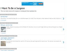 Tablet Screenshot of iwanttobeasurgeon.blogspot.com