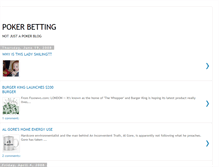 Tablet Screenshot of betterpokerbetting.blogspot.com