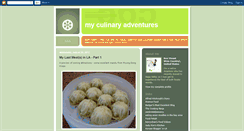 Desktop Screenshot of myculinaryadventures.blogspot.com