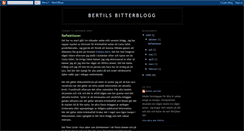 Desktop Screenshot of bitterbertil.blogspot.com