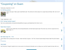 Tablet Screenshot of couponingonguam.blogspot.com