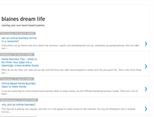 Tablet Screenshot of blaines-dream-life.blogspot.com