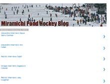 Tablet Screenshot of miramichipondhockey.blogspot.com