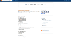 Desktop Screenshot of coachousegourmet.blogspot.com