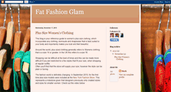 Desktop Screenshot of fatfashionglam.blogspot.com