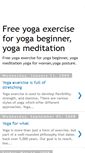 Mobile Screenshot of free-yoga-exercise.blogspot.com
