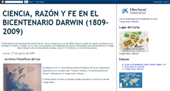 Desktop Screenshot of bicentenariodarwin.blogspot.com