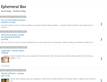 Tablet Screenshot of ephemeralbox.blogspot.com