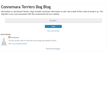 Tablet Screenshot of connemara-terrier.blogspot.com