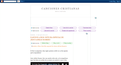 Desktop Screenshot of musicaycancionescristianas.blogspot.com