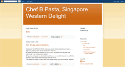 Desktop Screenshot of chefbpasta.blogspot.com