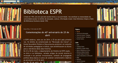 Desktop Screenshot of biblioespr.blogspot.com