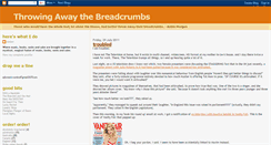 Desktop Screenshot of ajbreadcrumbs.blogspot.com