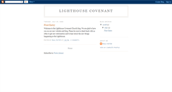 Desktop Screenshot of lighthousecovenant.blogspot.com