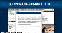 Desktop Screenshot of free-informatica-tutorials.blogspot.com