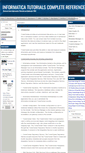Mobile Screenshot of free-informatica-tutorials.blogspot.com