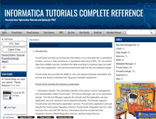 Tablet Screenshot of free-informatica-tutorials.blogspot.com