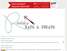 Tablet Screenshot of eatsandtreatsrecipes.blogspot.com