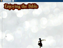 Tablet Screenshot of enjoyingthebible.blogspot.com