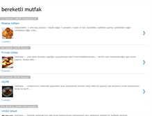 Tablet Screenshot of bereketlimutfak.blogspot.com